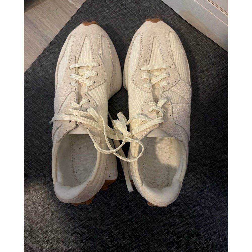 New Balance 327 Women's Lifestyle Sneakers - Sea Salt / Moonbeam Beige size 7